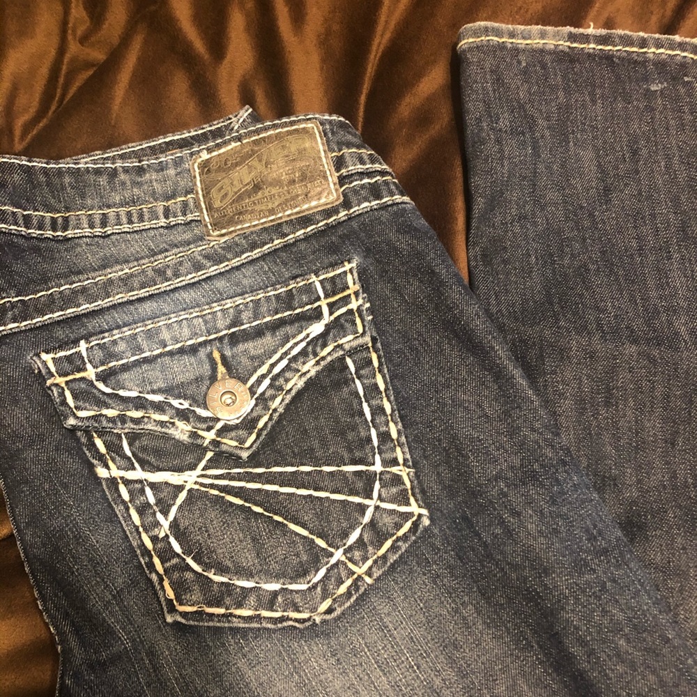 Silver jeans